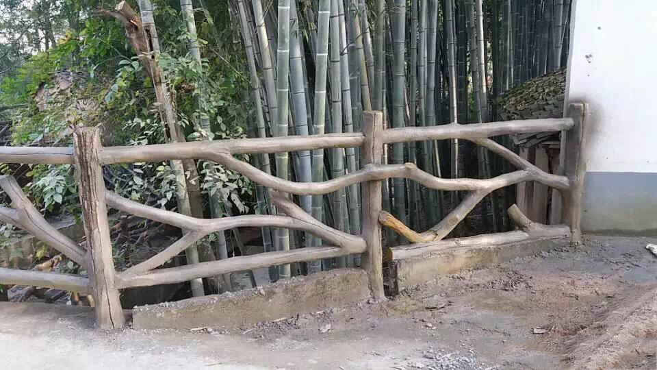 重庆仿枯木栏杆